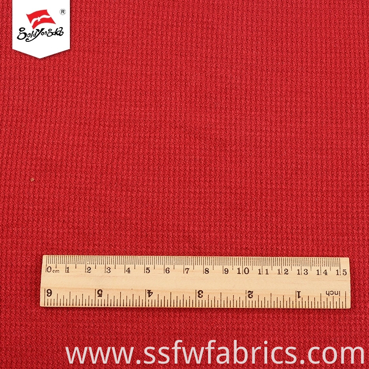 Red Solid Color Dyed Fabric